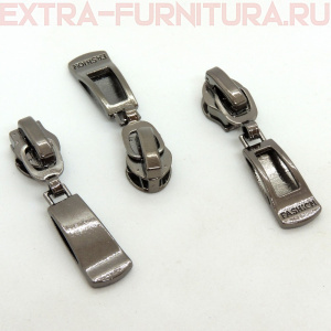 Бегунок декоративный автомат СП5 черный никель №1 (уп. 50 шт.)