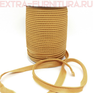 Кант атласный 12 мм, 72 ярда, цв. 138 коричневый светлый ЕВРО