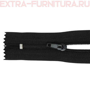 Молния Спираль н/р Т4, дл.18 см, цв. 322 черный  MaxZipper