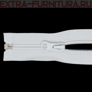 Молния Спираль разъемная дл. 40см, Т5, цв. белый LOGO