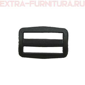 Пряжка  2-х щелевая 30 мм, цв. черный, арт.8826 (уп. 2000 шт)