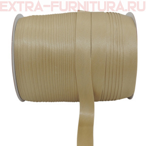 Косая бейка 16мм 132м цв.007 бежевый ЕВРО
