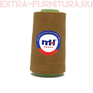 Нитки МН 40/2 п/э  5000 ярдов №435 св.коричневый *