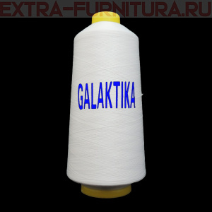 Нить текстурированная GALAKTIKA 15000 ярд, цв. 301 белый, некрученая