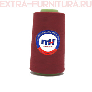 Нитки МН 40/2 п/э  5000 ярдов №121 бордо