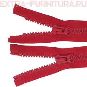 Молния Трактор Т8 2 замка 80см, цв.148 красный, LOGO