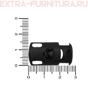 Фиксатор цилиндр, цв.черный, арт. 8986, уп. 500шт/кор.20000шт