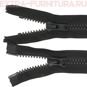 Молния Трактор Т8  2 замка 60 см, цв.322 черный