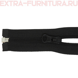 Молния Спираль разъемная Т5, дл. 120см, цв. черный LOGO