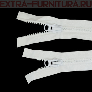 Молния Трактор Т5 2 замка 85см, цв. 101 белый, LOGO