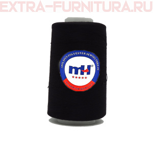 Нитки МН 40/2 п/э  5000 ярдов , цв.черный