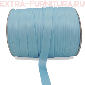 Косая бейка 16мм 132м цв.041 голубой ЕВРО