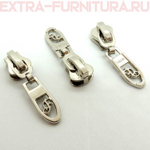 Бегунок декоративный автомат ТР5 никель № 3 (уп. 50 шт.)