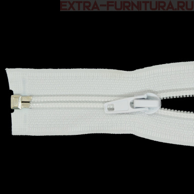 Молния Спираль разъемная дл. 90см, Т5, цв. белый MaxZipper