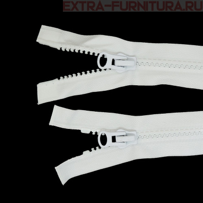 Молния Трактор Т5 2 замка 120см, цв. 101 белый, LOGO