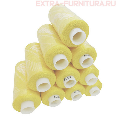 Нитки IDEAL бытовые 40/2 366м, цв.128 желтый (уп.10шт)