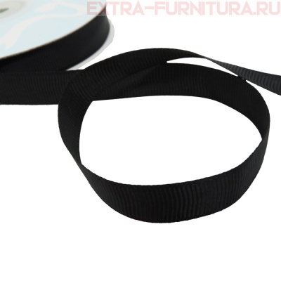 Лента репсовая Magic4Hobby шир. 10 мм цв. 030 черный, уп.22,86м (+/-1м)