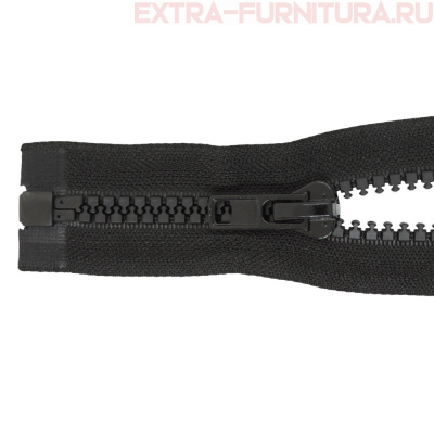 Молния Трактор Т8 1 замок, дл.85 см, цв.черный, усил. звено (кл.А)