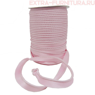 Кант атласный 12 мм, 72 ярда, цв. 134 розовый А