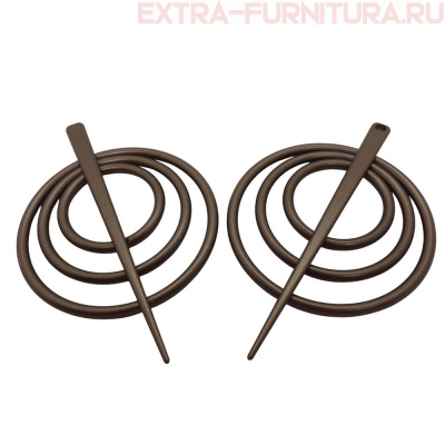 Заколки для штор "Круги", цв. №18, пара