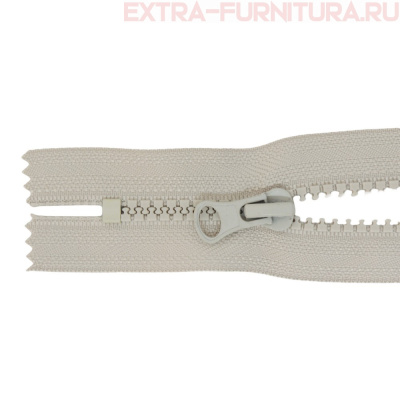 Молния Трактор Т5 1 замок 55см, цв.310 серый светлый, LOGO