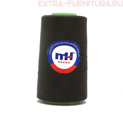Нитки МН 40/2 п/э  5000 ярдов №500 темн.коричневый *